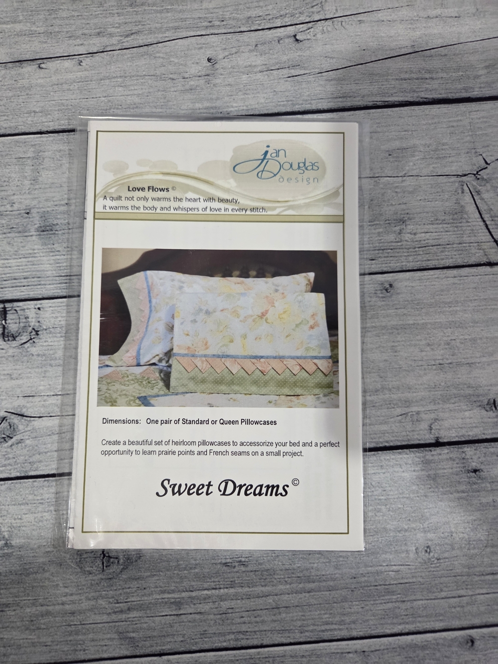 Jan Douglas Design Sewing Pattern Sweet Dreams
